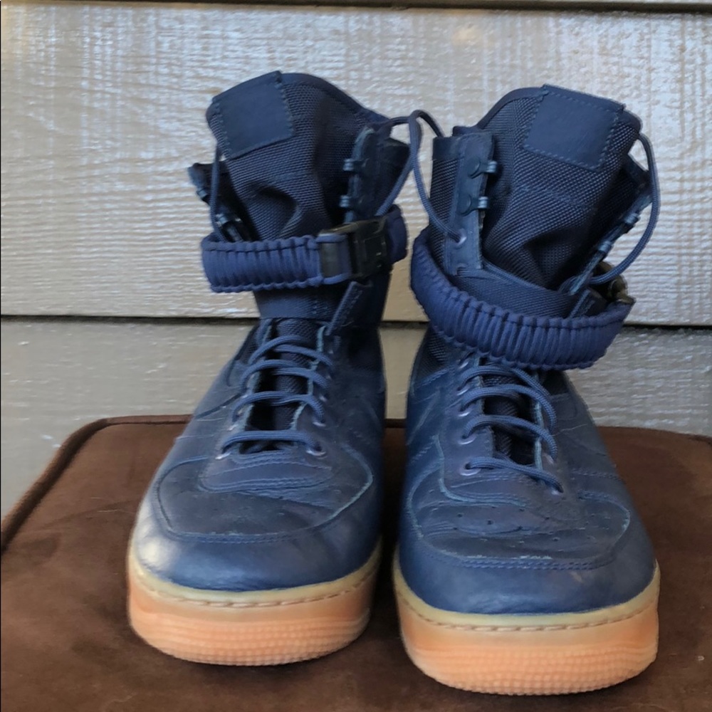 Nike Air Force one high blue